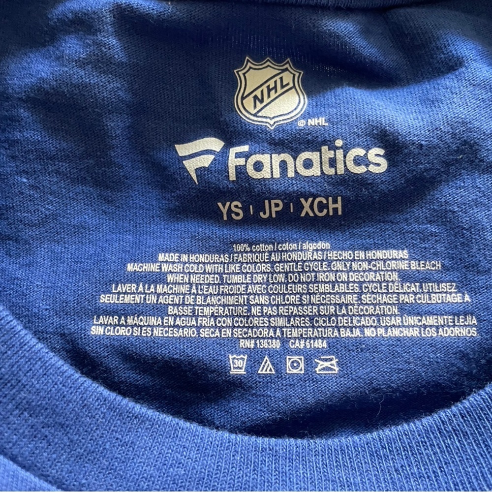 Fanatics Youth Toronto Maple Leafs Blue/Gray Combo Tee set sz S - Picture 6 of 7